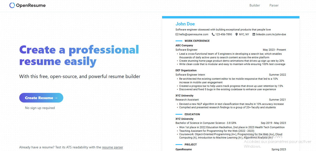 OpenResume